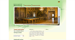 Desktop Screenshot of kulturlandschaft-moritzburg.de