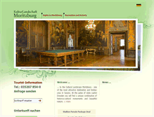 Tablet Screenshot of kulturlandschaft-moritzburg.de
